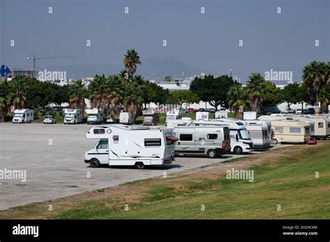 Motorhome parking area